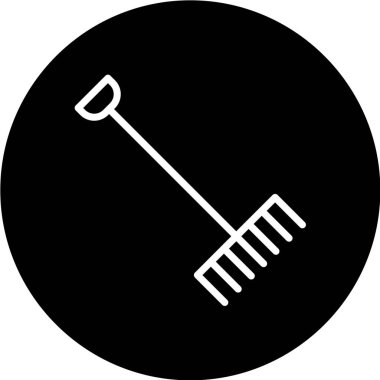 bahçe aracı web simgesi vektör illüstrasyonu 