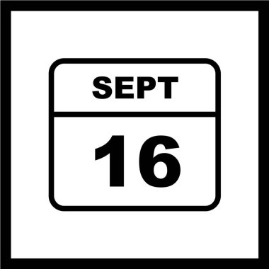 Takvim simgesinin vektör illüstrasyonu 