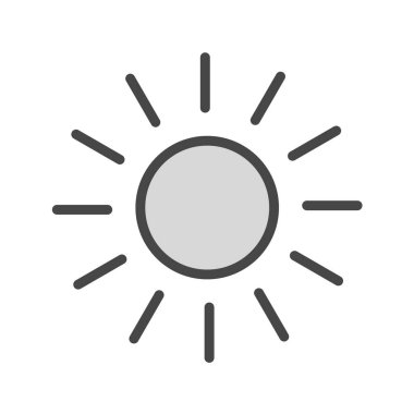 hava simgesi tasarımı, vektör illüstrasyon eps10 grafiği