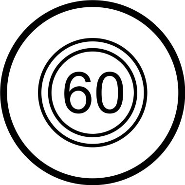 Yol simgesi, vektör illüstrasyonu