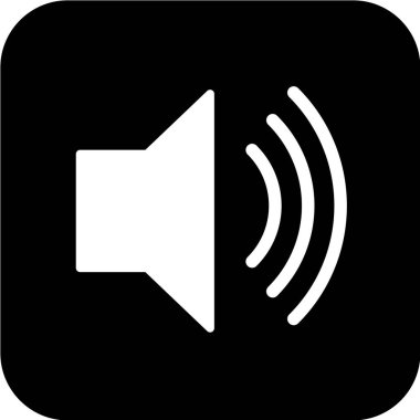 Web basit simgesi, hacmin vektör illüstrasyonu 