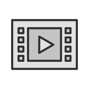 Müzik Oynatıcı Simgesi Moda Biçiminde İzole Arkaplan