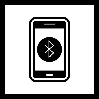  Mobil Bluetooth Uygulama Simgesi Moda Tarzı İzole Arkaplanda