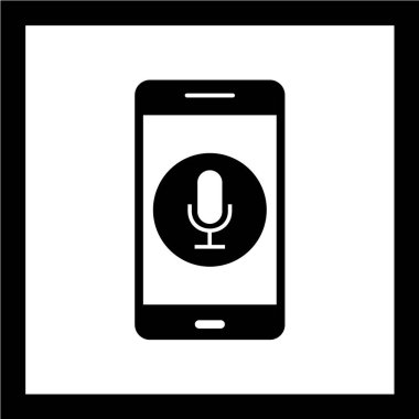 akıllı telefon ekran vektör çizimi, basit simge