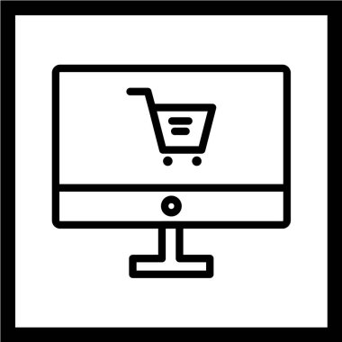 Alışveriş Aracı Simgesi Vektörü