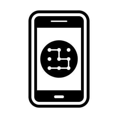 Model Mobil Uygulama Simgesi Moda Biçimli İzole Arkaplan