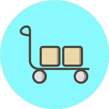 Kamyon simgesi beyaz arka planda izole edilmiş. ulaşım sembolü vektör çizimi. 