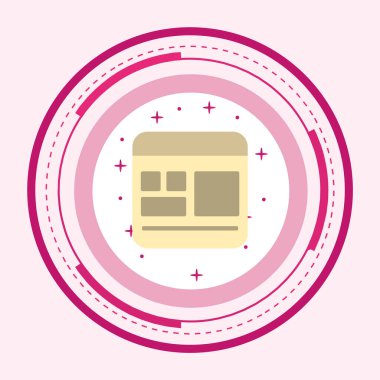 Şablon Moda Biçimi İzole Arkaplan