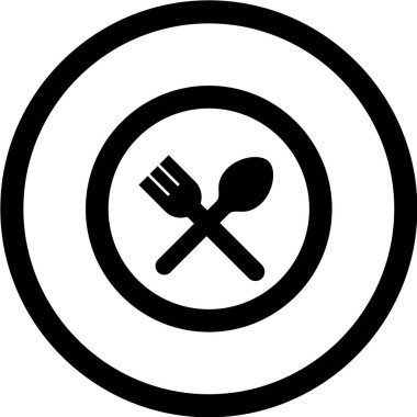 Yol simgesi, vektör illüstrasyonu