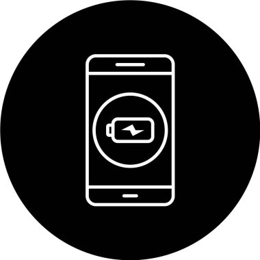 Modern çizgi simgesinin vektör illüstrasyonu