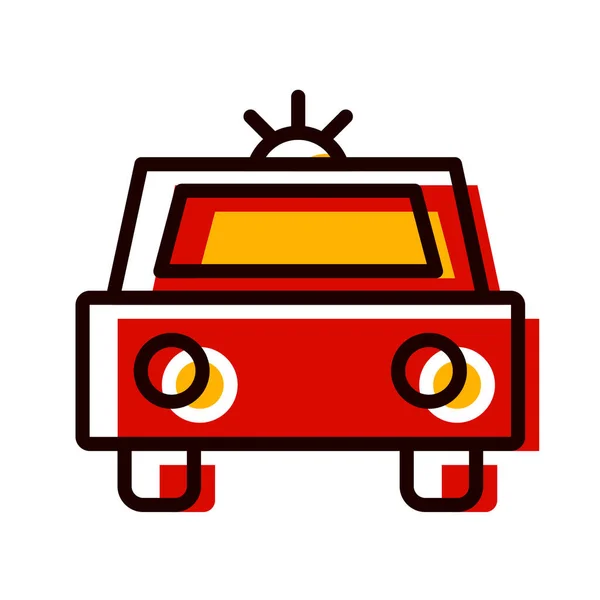 Icono Del Coche Ilustración Vectorial — Vector de stock