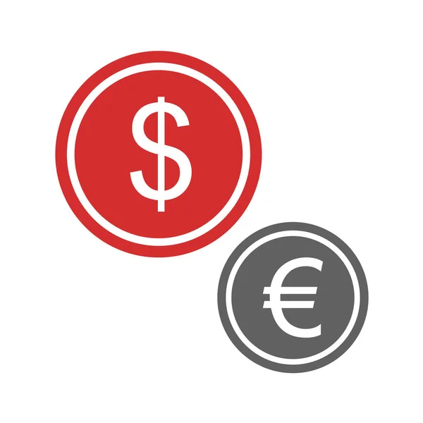 Dólar Icono Vector Ilustración — Vector de stock