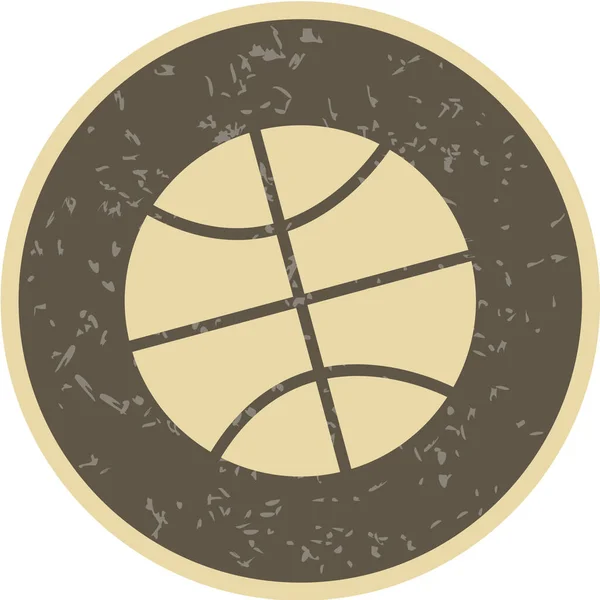 Illustration Vectorielle Ballon Basket — Image vectorielle