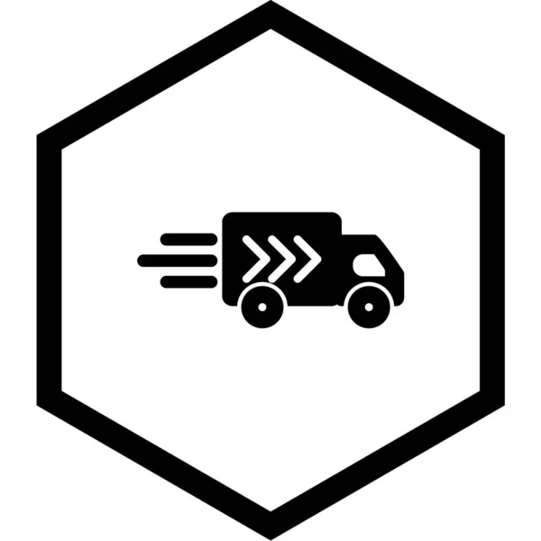 delivery truck vector icon