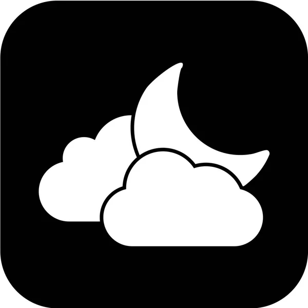 Σύννεφα Και Εικονίδιο Σύννεφο Εικονογράφηση Διανύσματος — Διανυσματικό Αρχείο