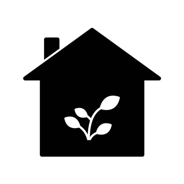 Kertészeti Ikon Házas Design Vektor Illusztráció — Stock Vector