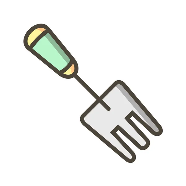 Gardening Tool Web Icon Vector Illustration — Stock Vector