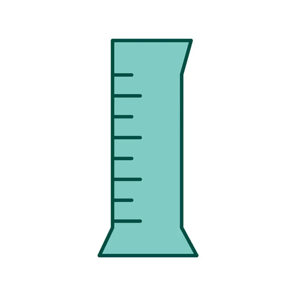 Циліндр Flask Значок Стилі Моди Ізольований Фон — стоковий вектор