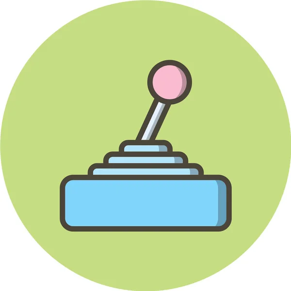 Vectorillustratie Eenvoudige Icoon Joystick — Stockvector