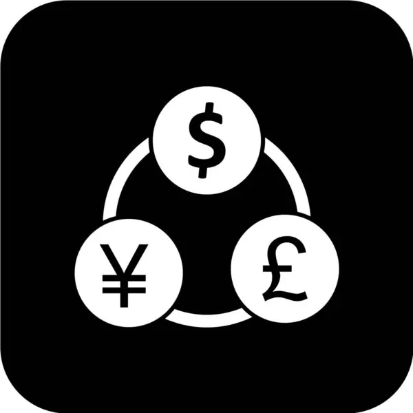 Icono Dinero Ilustración Vectorial — Vector de stock