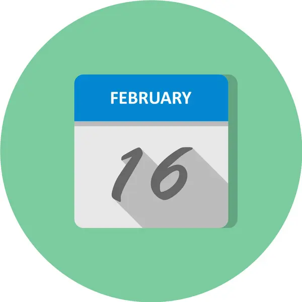 Illustration Avec Calendrier Pour Date — Image vectorielle