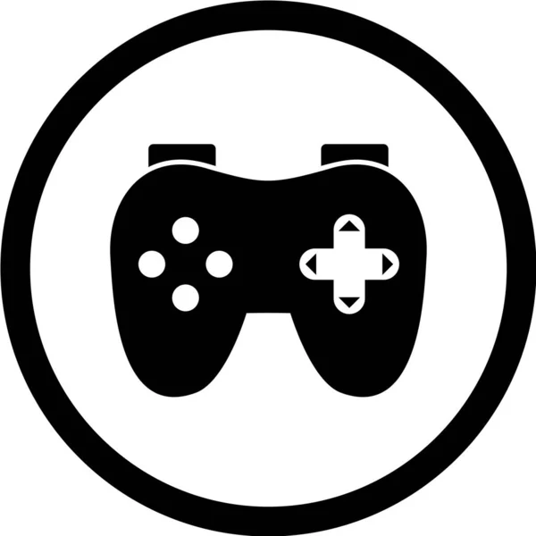 Spiel Controller Isoliert Symbol Vektor Illustration Design — Stockvektor