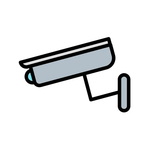 Vector Illustration Security Camera — Stock Vector