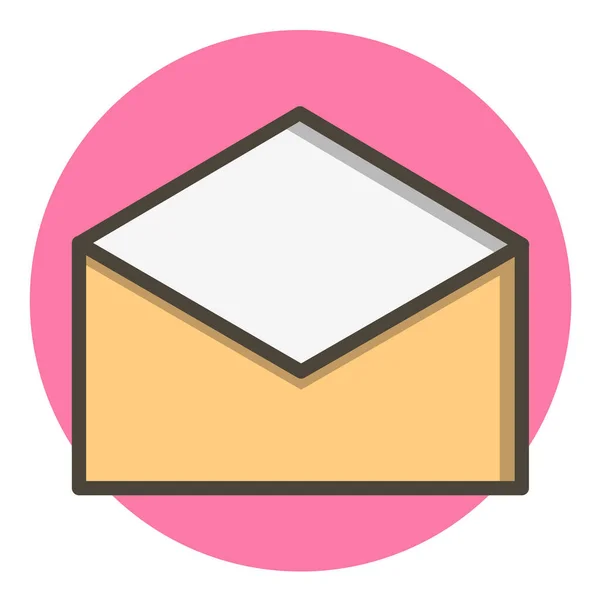 Umschlag Mit Briefsymbol — Stockvektor