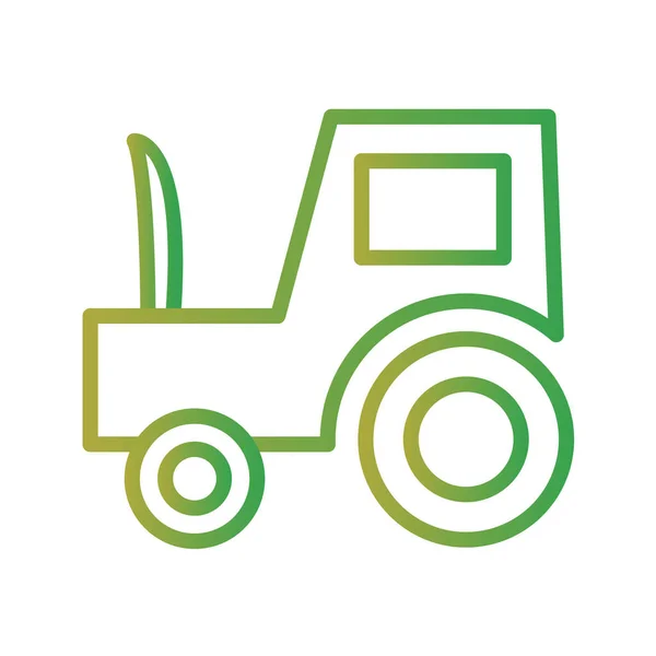 Truck Pictogram Geïsoleerd Witte Achtergrond Transportsymbool Vector Illustratie — Stockvector