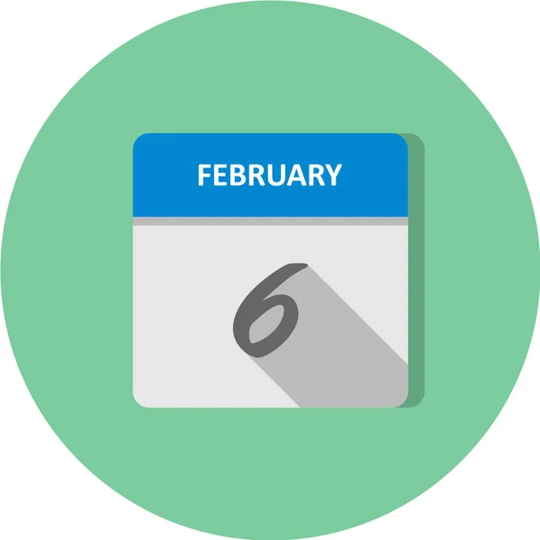 Illustrazione Con Calendario Data — Vettoriale Stock