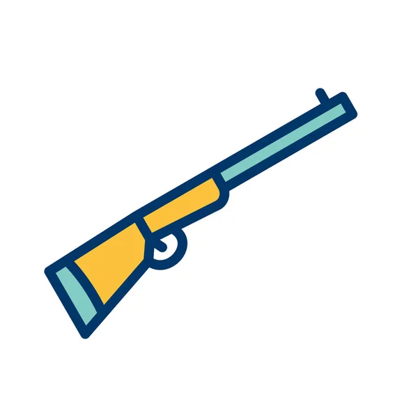 Ikona Wektora Ilustracji Broń — Wektor stockowy