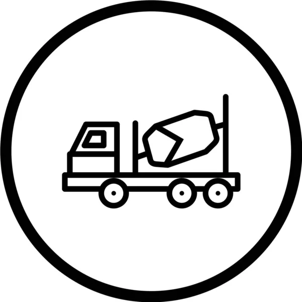 Icono Transporte Vector Ilustración — Archivo Imágenes Vectoriales