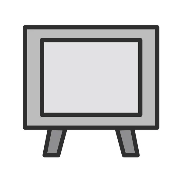 Leere Whiteboard Icon Vektor Illustration — Stockvektor