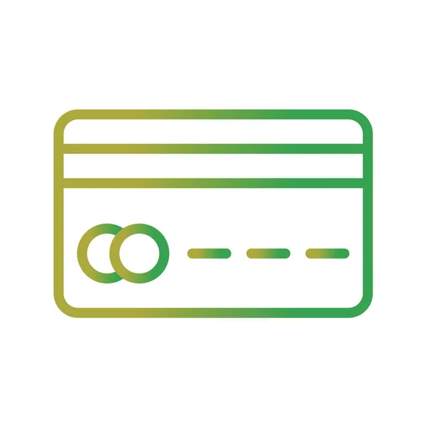 Creditcardpictogram Vectorillustratie — Stockvector