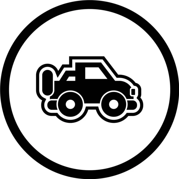 Icono Coche Vector Ilustración — Archivo Imágenes Vectoriales