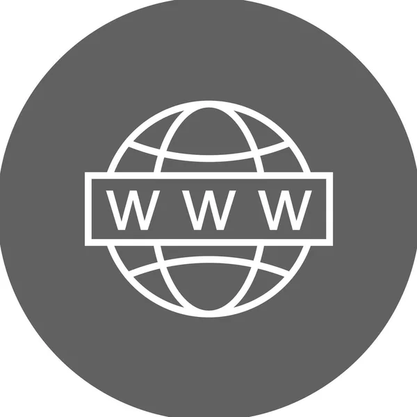 Векторна Ілюстрація Веб Браузера Www — стоковий вектор