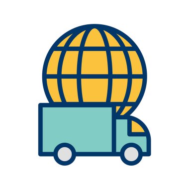 dağıtım kamyonu çizimi