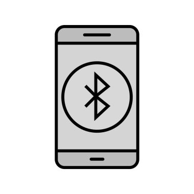  Mobil Bluetooth Uygulama Simgesi Moda Tarzı İzole Arkaplanda