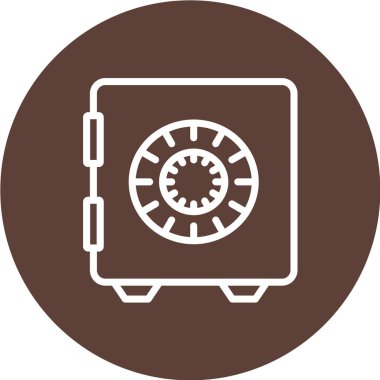 güvenli simge vektör illüstrasyonu