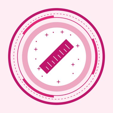 Simgeyi Moda Biçimli İzole Arkaplanda Ölçekle      