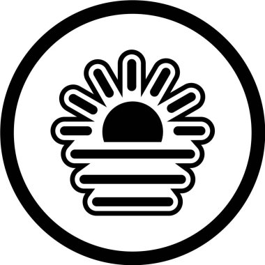 Seo simgesinin vektör illüstrasyonu