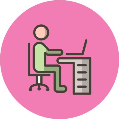 minimalist vektör illüstrasyonu, uygulama simgesi