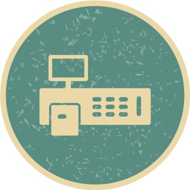 minimalist vektör illüstrasyonu, uygulama simgesi