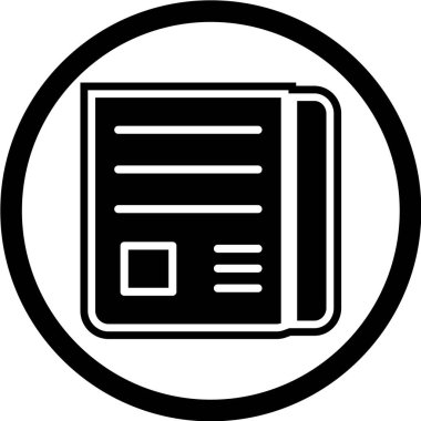 kitap simgesi vektör illüstrasyonu