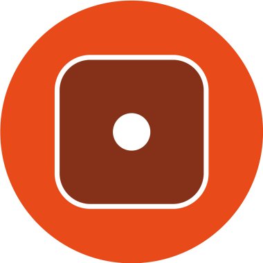 Modern b 'nin vektör illüstrasyonunda dvd' nin eksik simgesi