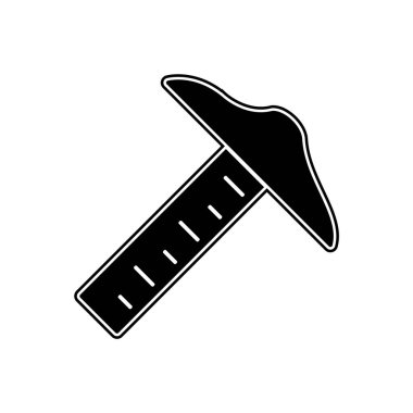 Moda Biçimli Taslak Simgesi İzole Arkaplan      