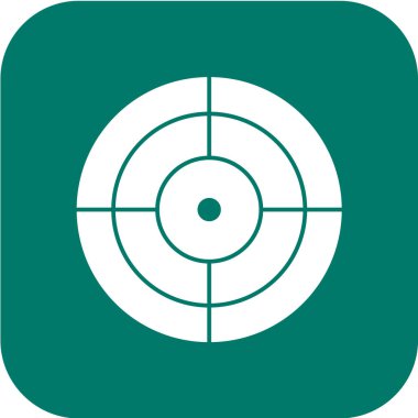 hedef simge, vektör illüstrasyonu