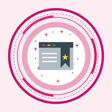 Uygulama modern simgesinin vektör illüstrasyonu