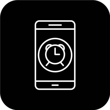 Modern telefon simgesinin vektör illüstrasyonu 