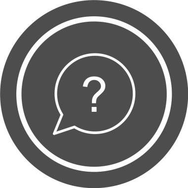 konuşma balonu simgesi, vektör illüstrasyonu